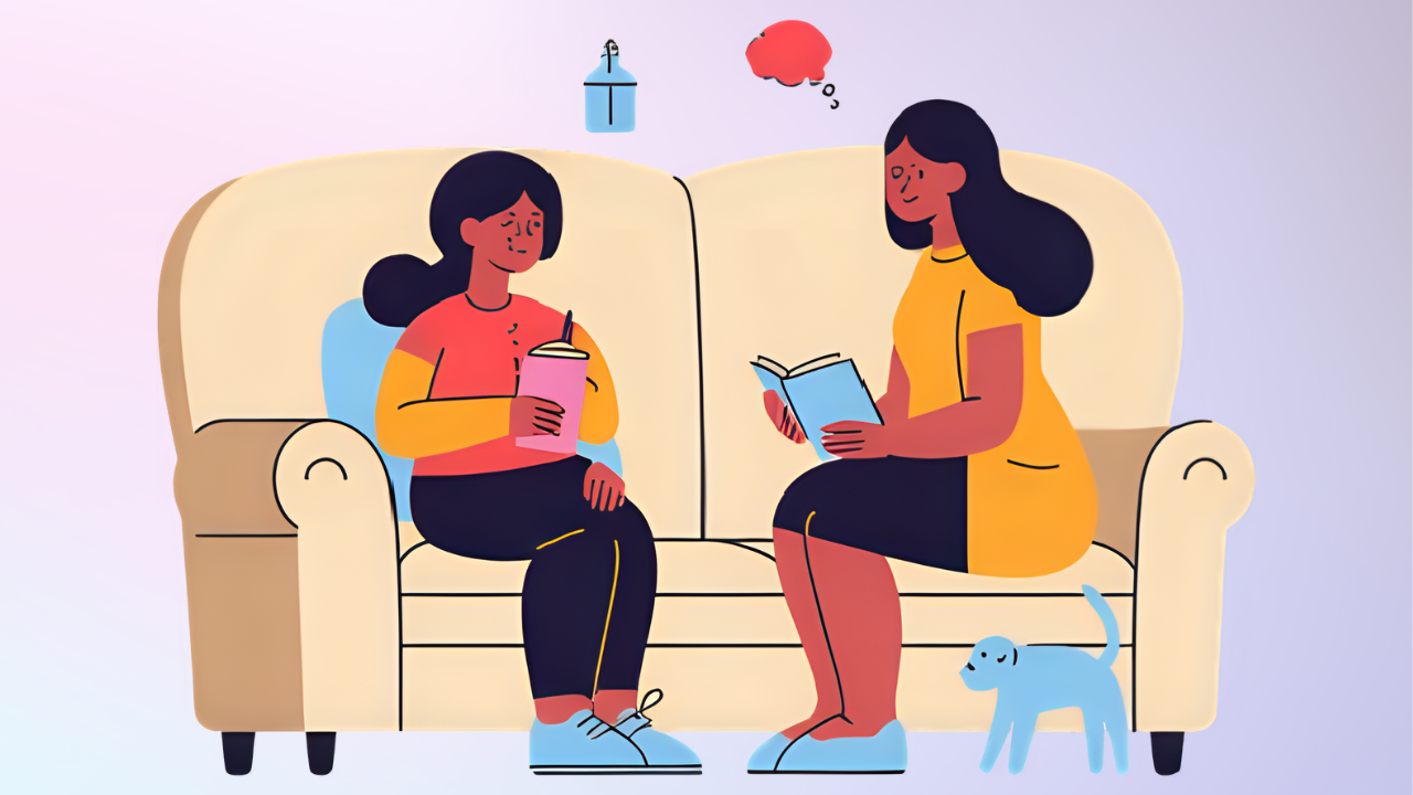 Mum and Daughter talk about books